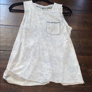 NWT mel rose in the oc special wash cut grey shirt